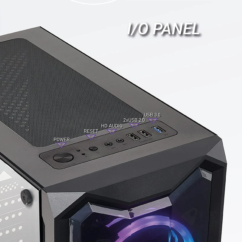 PC da Gaming | Intel i5-10400 6Cores 4.3 GHz | Ram 16Gb | SSD m.2 nvme 128Gb + 1Tb | Nvidia Geforce GTX 1650 4Gb | Windows 11 Pro Il PC da gaming perfetto per il FullHD