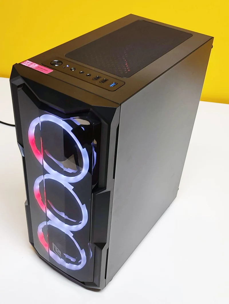 PC da Gaming | Intel i5-10400 6Cores 4.3 GHz | Ram 16Gb | SSD m.2 nvme 128Gb + 1Tb | Nvidia Geforce GTX 1650 4Gb | Windows 11 Pro Il PC da gaming perfetto per il FullHD