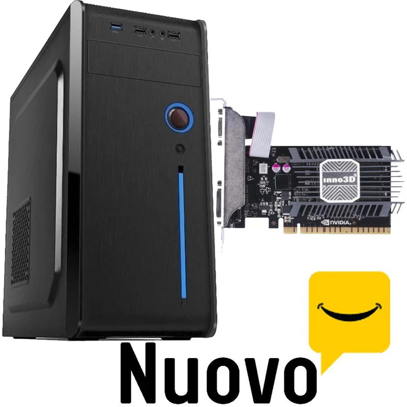 PC Assemblato Computers Parts | Intel Core i7-6700 3.4Ghz | SSD 1Tb | Nvidia GT730 2Gb | WiFi | Windows 11 Pro Il PC perfetto per qualsiasi uso