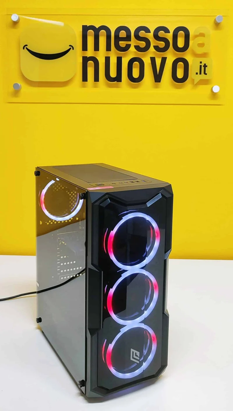 PC da Gaming | Intel i5-10400F 6Cores 4.3 GHz | Ram 16Gb | SSD m.2 nvme 500Gb | Nvidia Geforce GTX 1650 4Gb | Windows 11 Pro Il PC da gaming perfetto per il FullHD