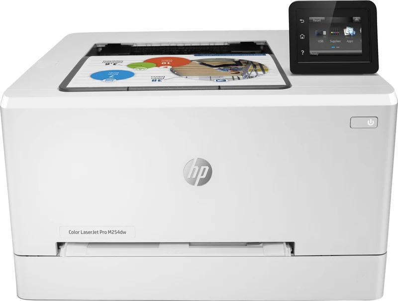 HP Color LaserJet Pro M254dw Stampante Laser a colori A4 600x600 DPI 21ppm Duplex Fronte/Retro automatico Wi-Fi Ethernet Perfetta per stampe di qualità