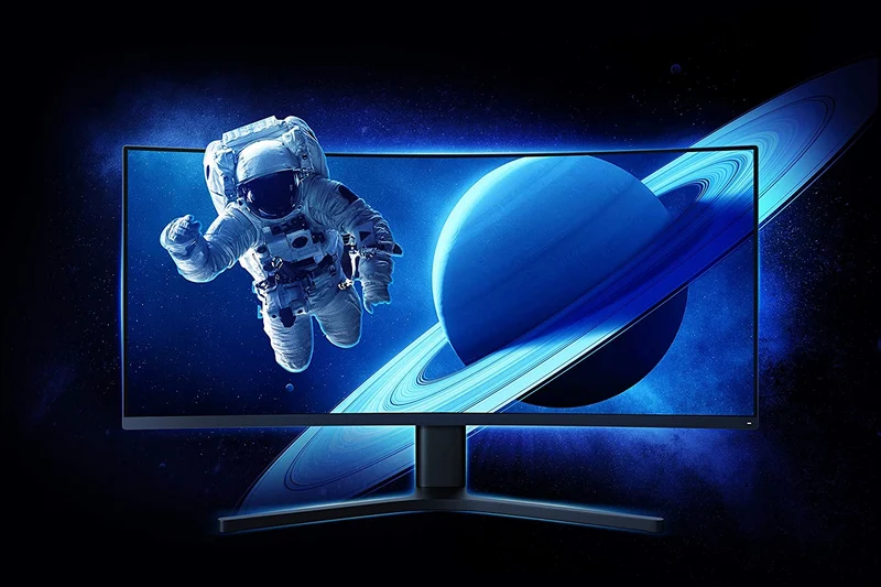 Xiaomi Mi Curved Gaming Monitor 34" 21:9 3440×1440 Pixel QHD Ultra Wide 1440p 144Hz FreeSync Premium Il Top per il gaming più immersivo