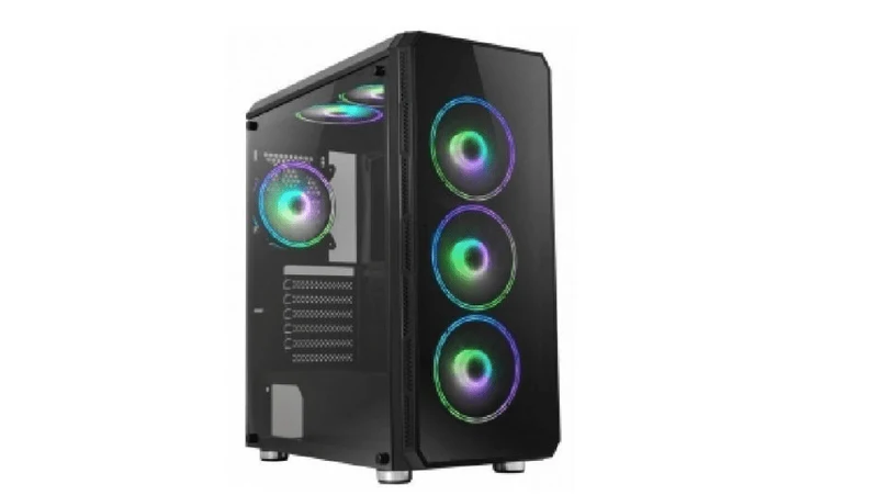 Postazione da Gaming PC | Intel Core i7 3.4Ghz| Ram 16Gb | SSD 256Gb + 1Tb | Nvidia GT730 4Gb | Windows 10 Pro + Kit Mouse Tastiera RGB e Cuffie con microfono + Monitor Samsung S27A650D LED 27″ Full HD + Scrivania da Gaming Il bundle più completo del Web