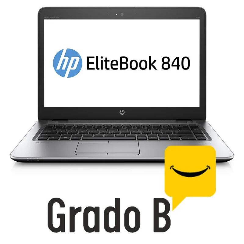 HP Elitebook 840 G2 Notebook 14" HD | Intel Core i5-5300U 2.4Ghz | Ram 8Gb | SSD 256Gb | Tastiera ITA | Windows 10 Pro Grado B