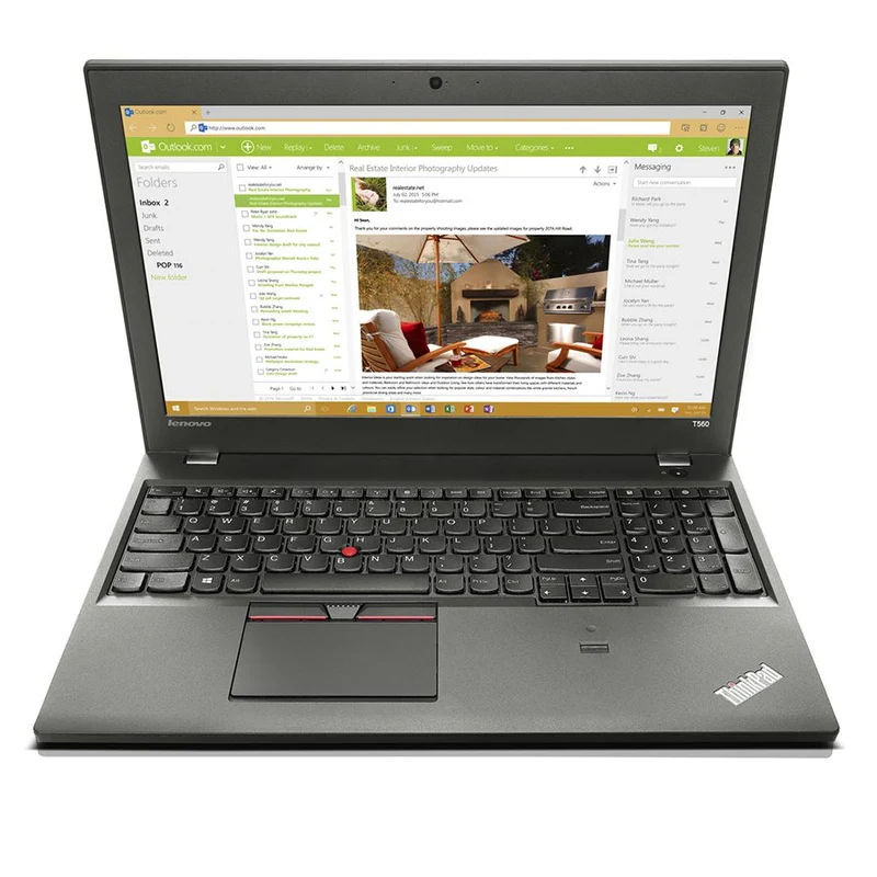 Lenovo Thinkpad T560 Notebook 15.5" FullHD | Intel Core i5-6200U 2.3Ghz | Ram 8Gb | SSD 256Gb | Tastiera ITA | Windows 10 Pro