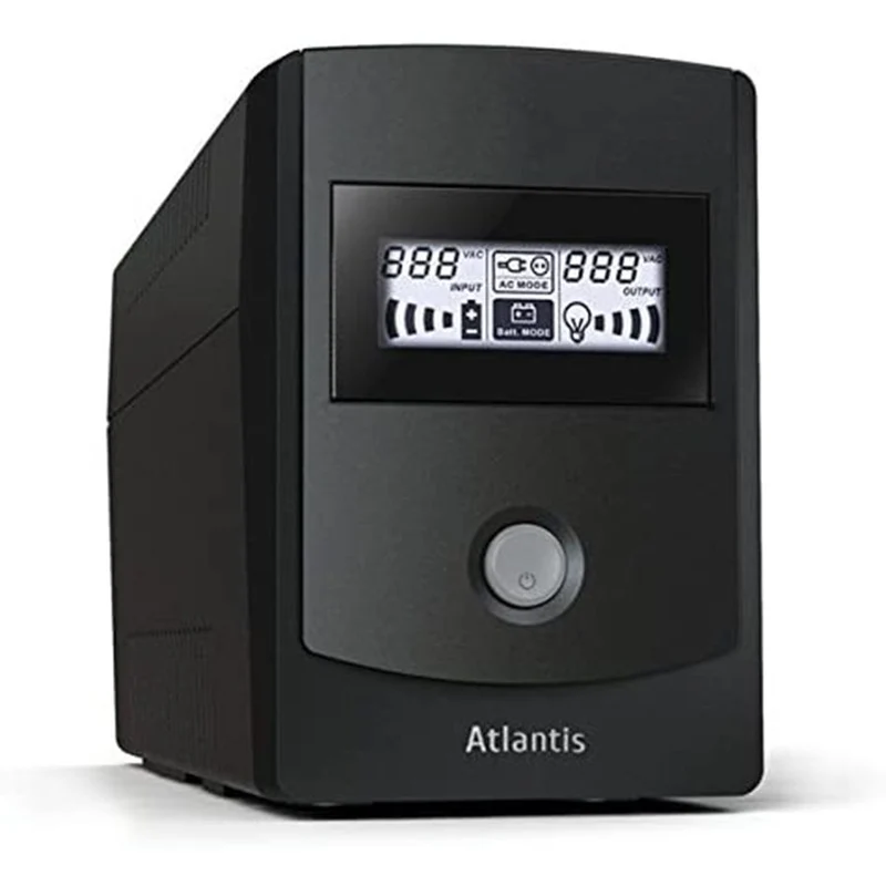 Atlantis HostPower 851 Line Interactive SineWave 850VA/480W UPS Gruppo di continuità