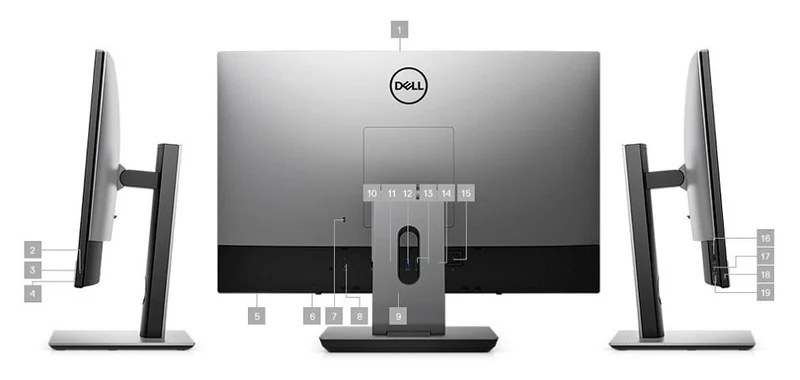 Dell OptiPlex 7760 All-in-One | Schermo FHD 27" Pollici touch screen | Intel Core i7-8700 3.2Ghz | 16Gb Ram | 480Gb SSD | Nvidia GTX-1050 4Gb | WebCam a scomparsa WiFi | Windows 10 | Prodotto NUOVO