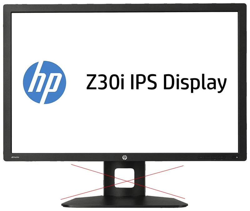 HP Z30i D7P94A4 LCD Monitor 30 ips PROFESSIONALE 2560x1600 Risoluzione NO BASE SENZA STAND