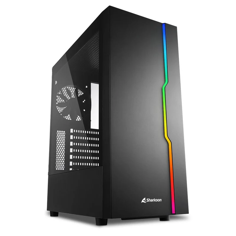 Sharkoon ATX PC Gehäuse - RGB Slider - schwarz