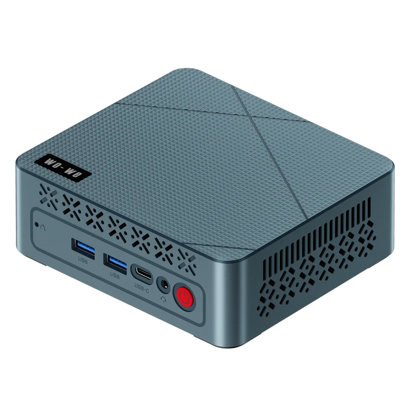 wo-we H5 Mini PC N150 (Max 3.6GHz) Mini Computer, 16GB DDR4 RAM 512GB PCIe SSD, Graphics 4K Triple Display Dual HDMI 2.0/USB-C/USB3.2 WiFi 5 & BT 5.2