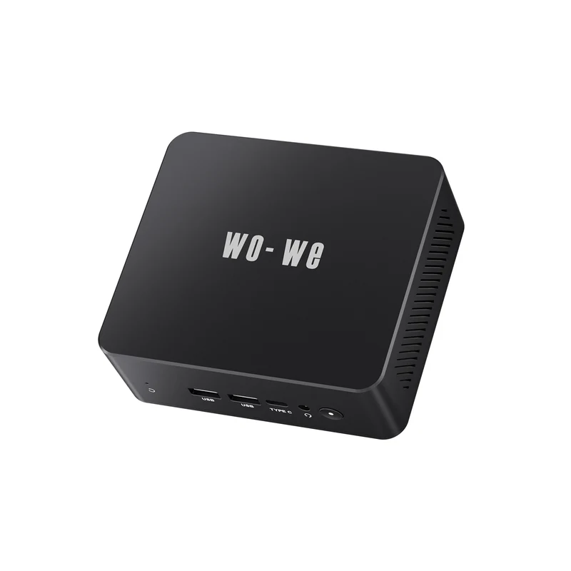 wo-we Desktop Mini PC AMD Ryzen 3500U 8GB DDR4 256GB NVMe SSD Dual HDMI, Mini Computer 1000Mbps, 4K Triple Display, WiFi5, BT5.0,