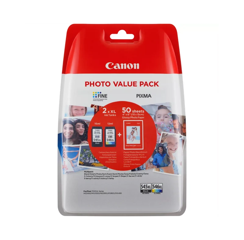 Canon PG-545XL/CL-546XL Tinte mit hoher Reichweite