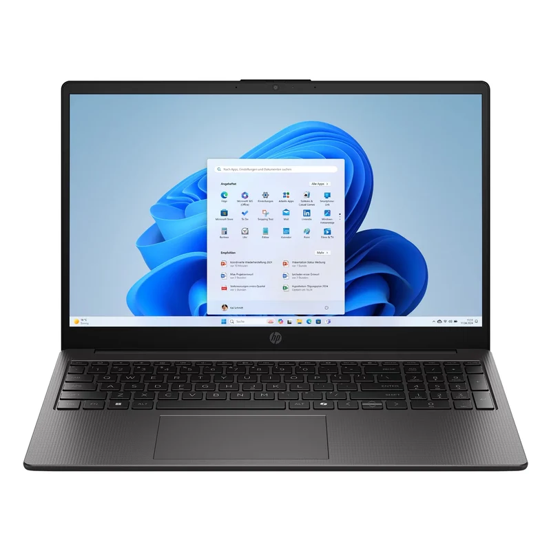 HP 255R G10 - 15.6" FHD - Schwarz - AMD Ryzen 5 7535U - DDR5 - Windows 11 Pro