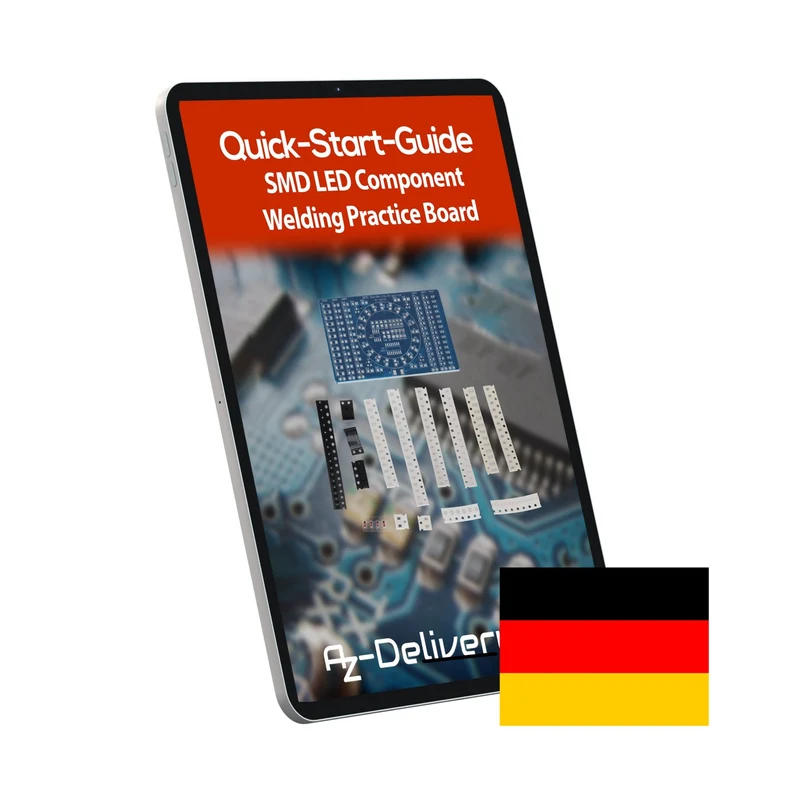 NE555 SMD Löten Übungsplatine DIY Kit - LED Modul zum Löten Lernen, Set mit Lötbausatz - Elektronisches Soldering Kit für Lötübungen
