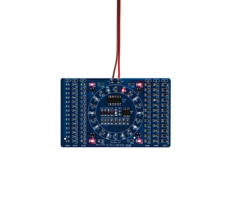NE555 SMD Löten Übungsplatine DIY Kit - LED Modul zum Löten Lernen, Set mit Lötbausatz - Elektronisches Soldering Kit für Lötübungen