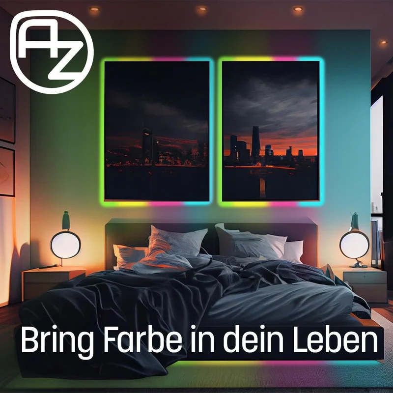 WS2812B 60 LEDs/m 60 Pixels/m LED Strip RGB adressierbarer LED Streifen mit 5050 SMD LEDs IP20 Schwarz nicht Wasserdicht