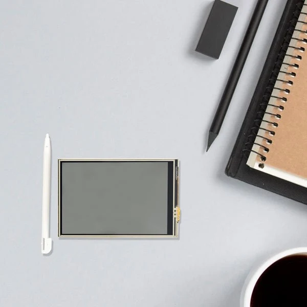 RPi Touch Display HAT 3.5" – Display mit 480x320 Auflösung Touchmonitor, Resistive Touchscreen, Kompatibel mit Raspberry Pi 3B+, 3B, 4 und RPi 5