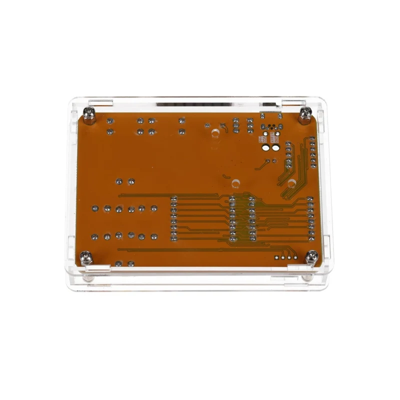 DIY Elektronik Bausatz - Spielekonsole mit transparenten Gehäuse, Retro Handheld Elektronik Kit für Anfänger & Fortgeschrittene, Lötset zum Löten Lernen & Basteln mit LED-Matrix und Punktanzeige