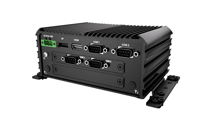 RCO-1000-ASL-20-OOB Fanless Mini Computer with Intel® Atom® x7433RE/x7835RE Processors, 1x DP, 1x HDMI, 4x USB, 1x 2.5" SATA HDD Bay, OOB Support