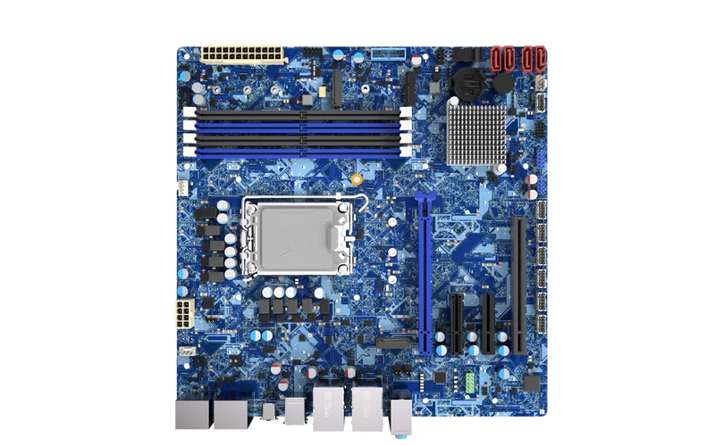CT-MBL01 MicroATX Industrial Motherboard with LGA 1700 for Intel® Core™ Series 2/14th/13th/12th Gen Processors, Q670E PCH