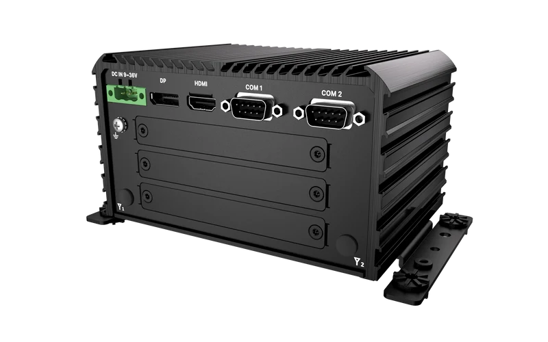 RCO-1000-ASL-30 Fanless Mini Computer with Intel® Atom® x7433RE/x7835RE Processors, 1x DP, 1x HDMI, 4x USB, 1x 2.5" SATA HDD Bay