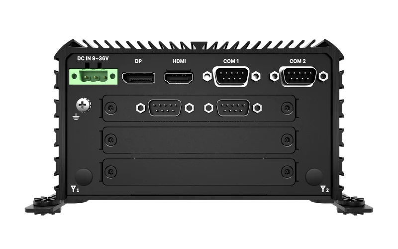 RCO-1000-ASL-30 Fanless Mini Computer with Intel® Atom® x7433RE/x7835RE Processors, 1x DP, 1x HDMI, 4x USB, 1x 2.5" SATA HDD Bay