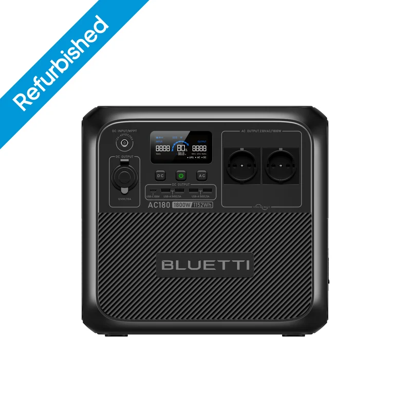 BLUETTI AC180 Power Station Portatile | 1800 W 1152Wh | Ricondizionata