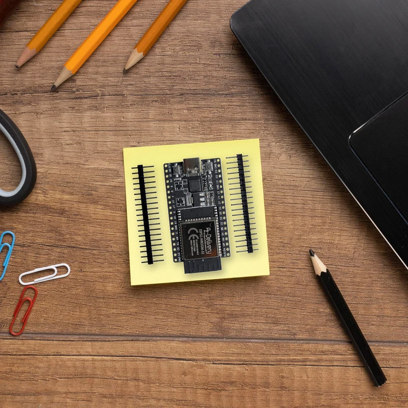 ESP32 Board Dev Kit C V4 NodeMCU WLAN WiFi Development Board unverlötet mit USB-C Anschluss kompatibel mit Arduino
