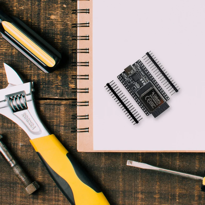 ESP32 Board Dev Kit C V4 NodeMCU WLAN WiFi Development Board unverlötet mit USB-C Anschluss kompatibel mit Arduino