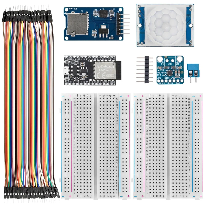 EchoTrap DIY Kit - Bewegungsaktivierter Audio-Streich & Benachrichtigungs-Player mit Anwesenheitskontrolle | Projektset zum selber bauen inkl. Anleitung