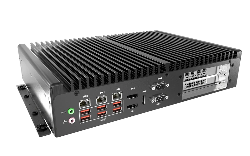BCO-6000-RPL Industrial Computer with 14th/13th/12th Gen Intel® IoTG Processor, 2x DP, 1x HDMI, 2x COM, 3x LAN, 1x PCIe x16 (or 2x PCIe x8) Expansion