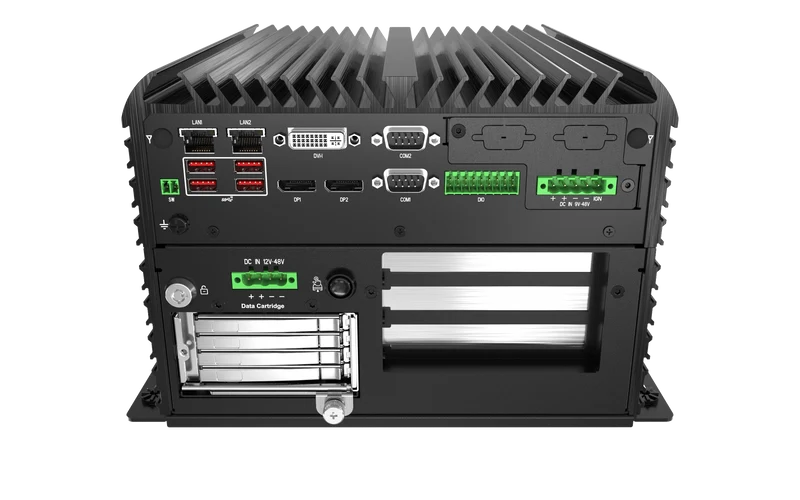 RCO-6000-RPL-4N-1E AI Edge Industrial Computer with LGA 1700 for Intel® Core™ (Series 2)/14th/13th/12th Gen Processors & R680E PCH, 4 Bay U.2 7mm NVMe, 1x PCIe, Hardware RAID Option