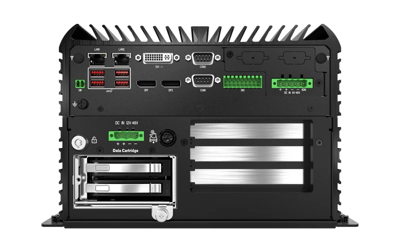 RCO-6000-RPL-2N-1E AI Edge Industrial Computer with LGA 1700 for Intel® Core™ (Series 2)/14th/13th/12th Gen Processors & R680E PCH, 2 Bay U.2 15mm NVMe, 1x PCIe Expansion