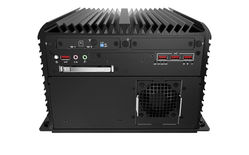 RCO-6000-RPL-2N-1E AI Edge Industrial Computer with LGA 1700 for Intel® Core™ (Series 2)/14th/13th/12th Gen Processors & R680E PCH, 2 Bay U.2 15mm NVMe, 1x PCIe Expansion