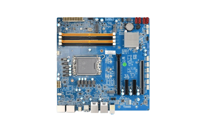 CT-MRL01 MicroATX Industrial Motherboard with LGA 1700 Socket supporting 12/13/14th Gen Intel® Core™ i3/i5/i7/i9 Processor, Q670E