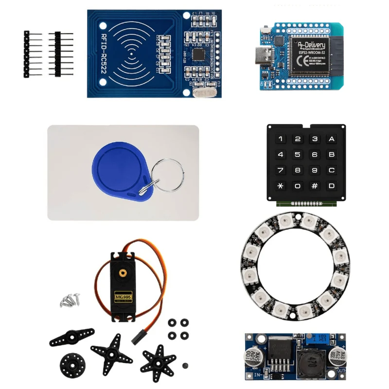 Türverriegelung IOT Tresor Projekt mit Video Anleitung