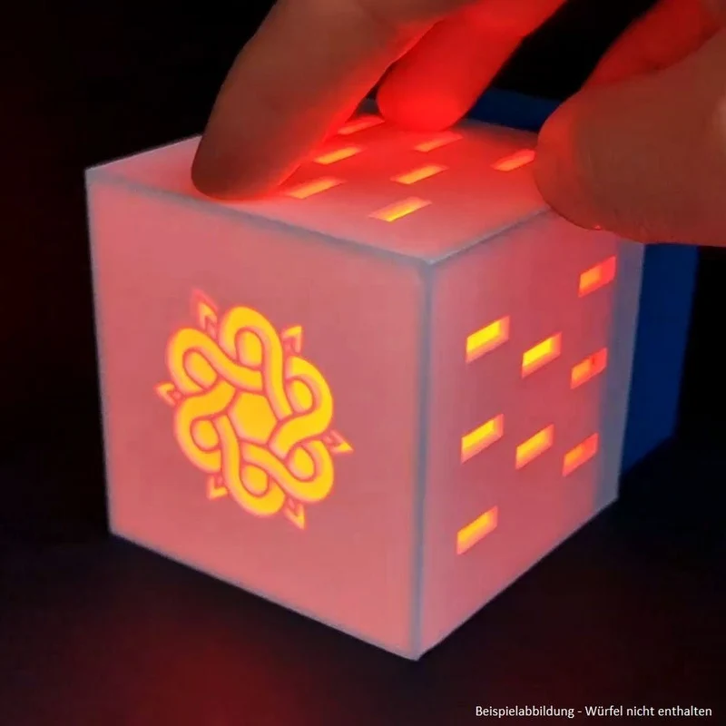 Bunter LED Würfel - LED Ring per Gyroskop und ESP32 steuern