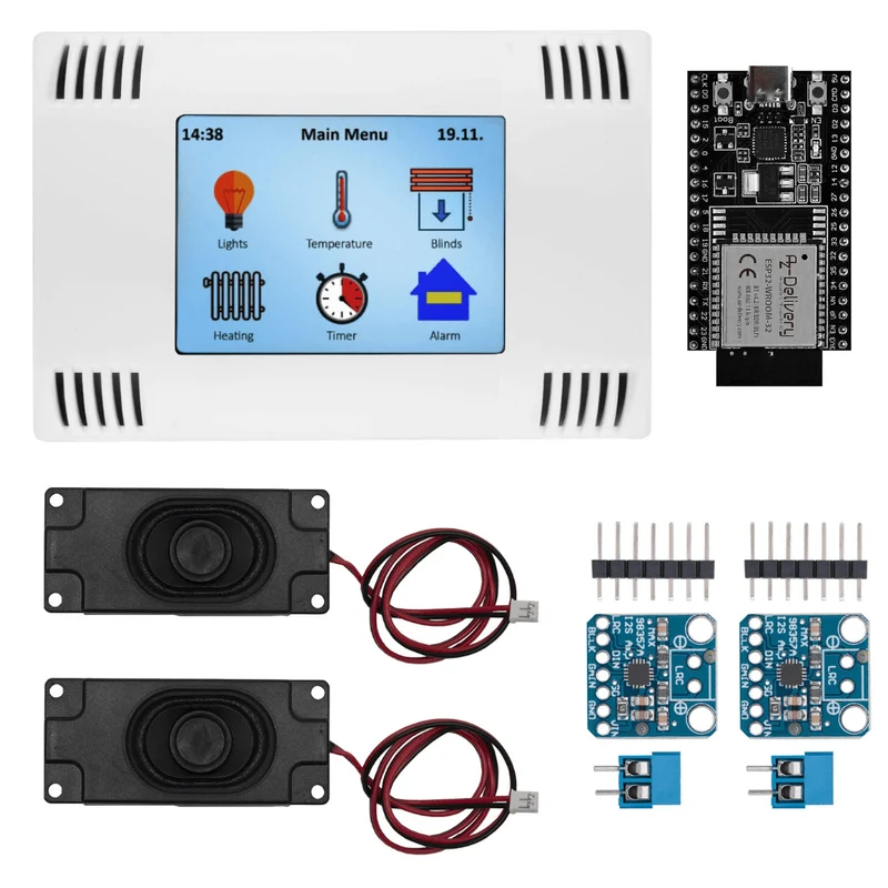 Radiowecker mit dem AZ-Touch und ESP32 Dev Kit - mit Touchscreen-Steuerung
