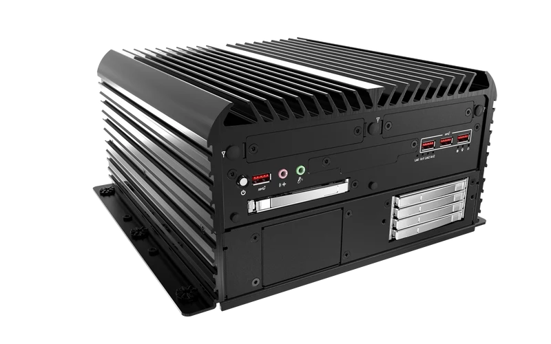 RCO-6000-RPL-2-4B7M AI Edge Industrial Computer with LGA 1700 for Intel® Core™ (Series 2)/14th/13th/12th Gen Processors & R680E PCH, 2x LAN, 6x SDD, 2x PCIe