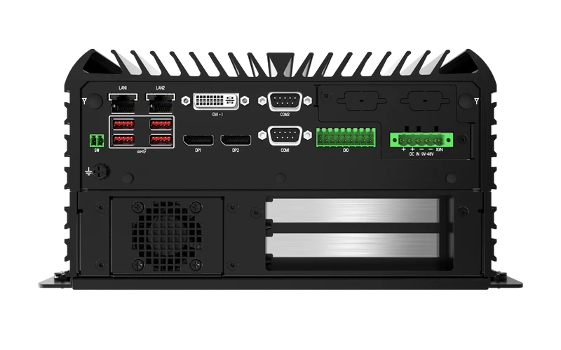 RCO-6000-RPL-2-4B7M AI Edge Industrial Computer with LGA 1700 for Intel® Core™ (Series 2)/14th/13th/12th Gen Processors & R680E PCH, 2x LAN, 6x SDD, 2x PCIe