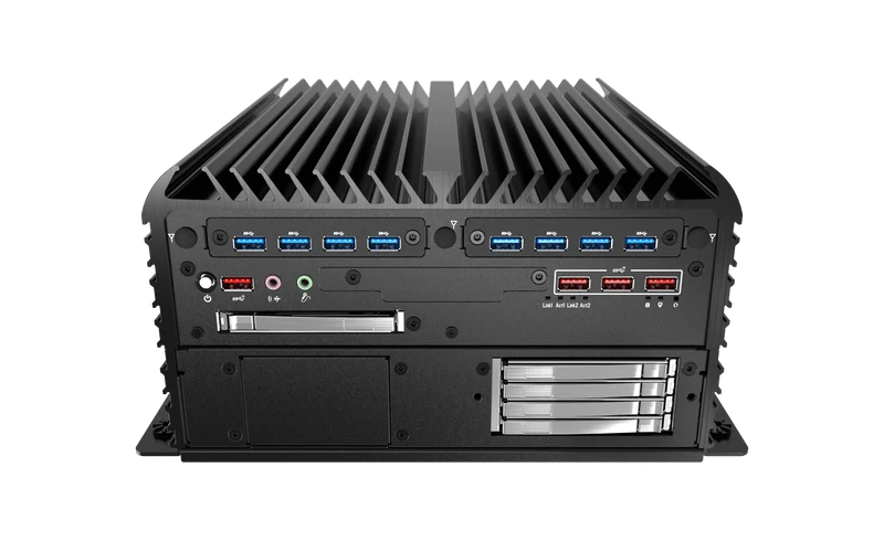 RCO-6000-RPL-2-4B7M AI Edge Industrial Computer with LGA 1700 for Intel® Core™ (Series 2)/14th/13th/12th Gen Processors & R680E PCH, 2x LAN, 6x SDD, 2x PCIe