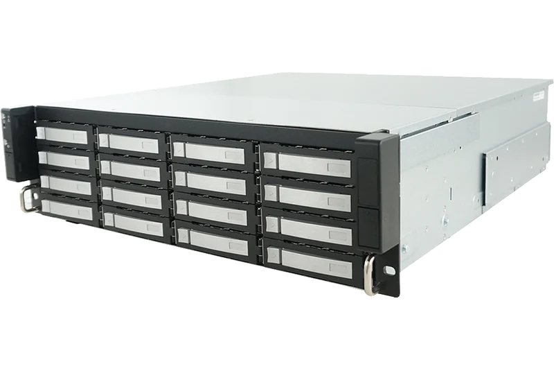 DSS316J-S3 3U 16 BAYS 3.5' HDD 12G SAS DUAL EXPANDER JBOD 500W HRP