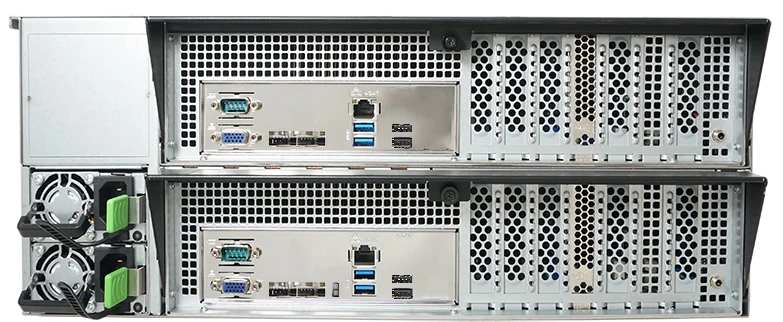 DSS424S-UN 4U 24 BAYS 3.5" HDD 12G SAS REDUNDANT NODE SINGLE EPYC 1200W HRP