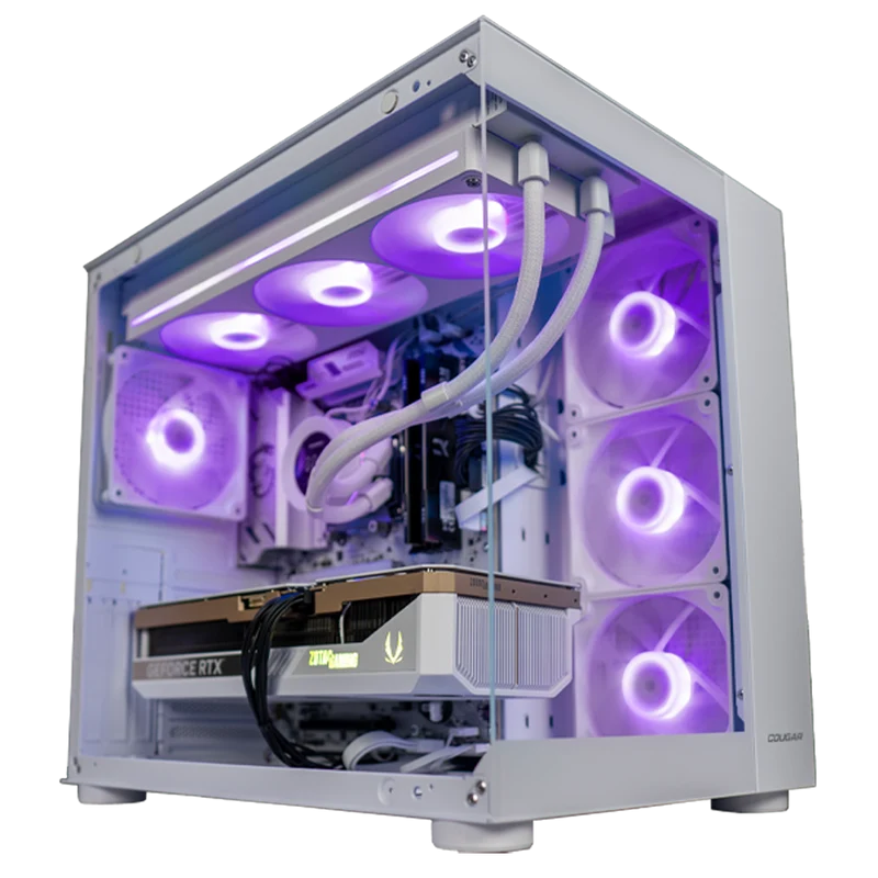 TITANO VS6 EVO - Pc gaming Ryzen 7 7800X3D, RTX 5080 16GB WHITE, Ram 32Gb 6000Mhz Ddr5, SSD NVMe 1000Gb, Dissipatore a Liquido 360mm, Windows 11 Pro