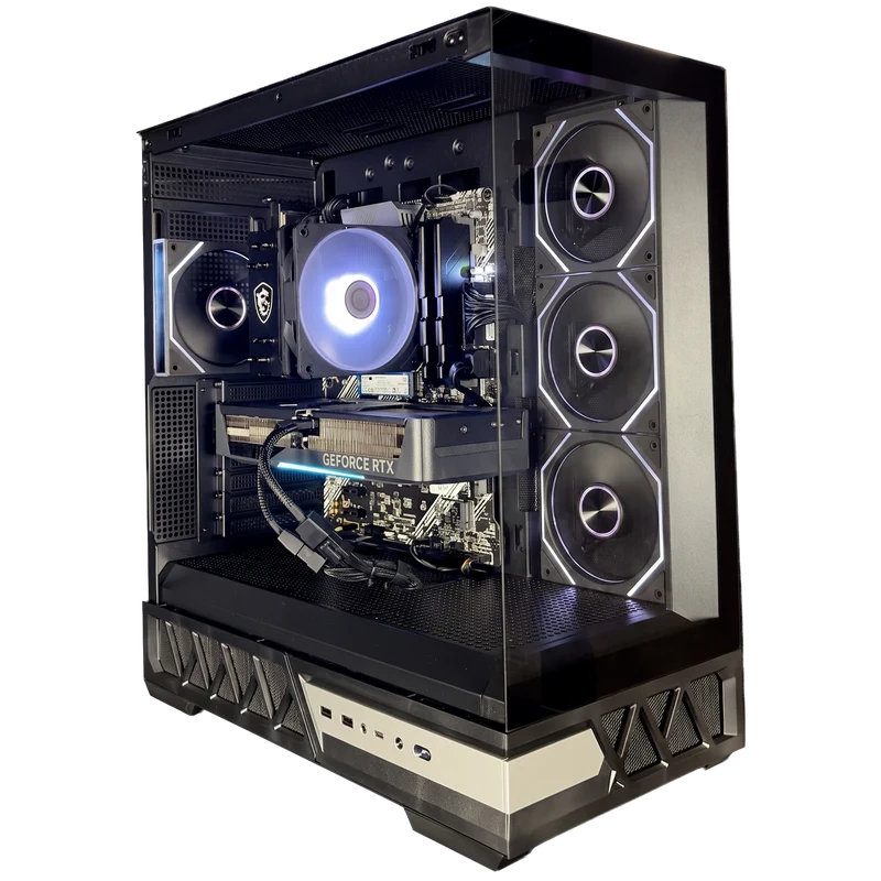 GLADIO V15 - Pc gaming Ryzen 7 5700X, RTX 5060 8Gb, Ram 32Gb 3600Mhz Ddr4, SSD NVMe 1000Gb, Dissipatore ad Aria, Windows 11 Pro