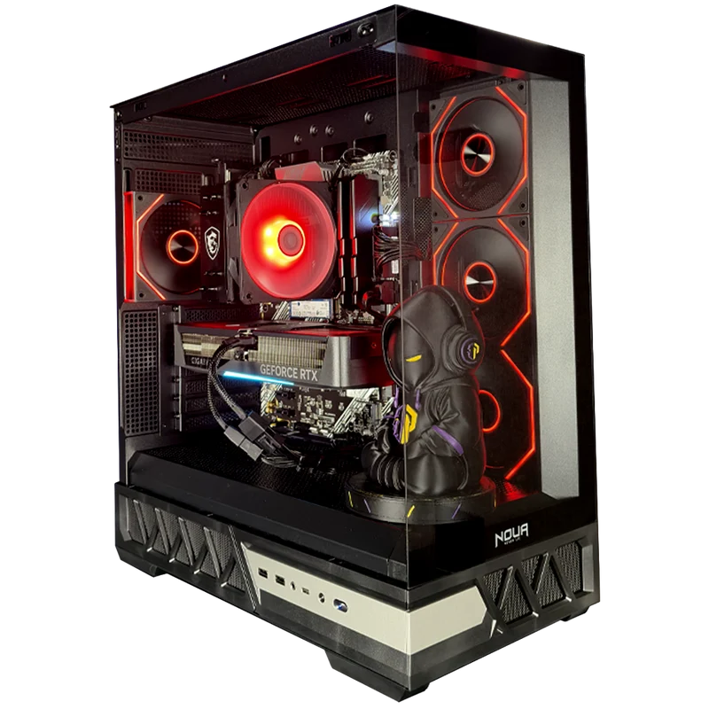 GLADIO V15 - Pc gaming Ryzen 7 5700X, RTX 5060 8Gb, Ram 32Gb 3600Mhz Ddr4, SSD NVMe 1000Gb, Dissipatore ad Aria, Windows 11 Pro
