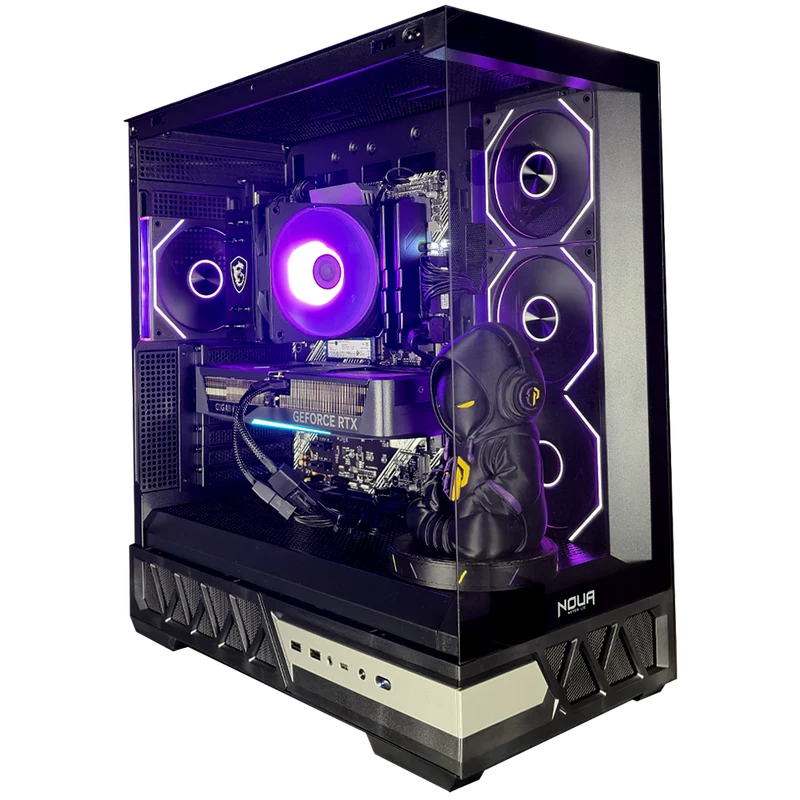 GLADIO V15 - Pc gaming Ryzen 7 5700X, RTX 5060 8Gb, Ram 32Gb 3600Mhz Ddr4, SSD NVMe 1000Gb, Dissipatore ad Aria, Windows 11 Pro