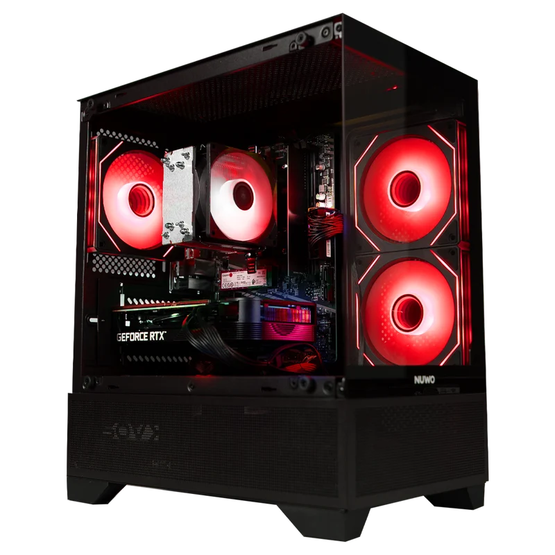 GLADIO V14 - Pc gaming Ryzen 5 5600, RTX 5050 8Gb, Ram 16Gb 3600Mhz Ddr4, SSD NVMe 1000Gb, Dissipatore ad Aria, Windows 11 Pro