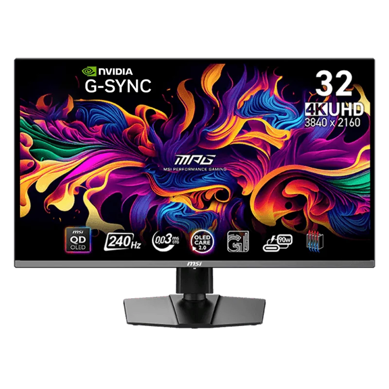 Monitor Gaming MSI MPG 321URX QD-OLED 32" 4K UHD 3840x2160 240Hz 0.03ms GtG HDR True Black 400 HDMI 2.1 DP 2.1