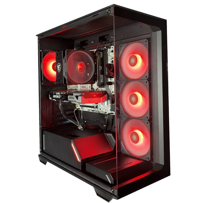 GLADIO V17 - Pc gaming Ryzen 5 9600X, RTX 5060 Ti 8Gb, Ram 16Gb 6000Mhz Ddr5, SSD NVMe 1000Gb, Dissipatore ad Aria, Windows 11 Pro
